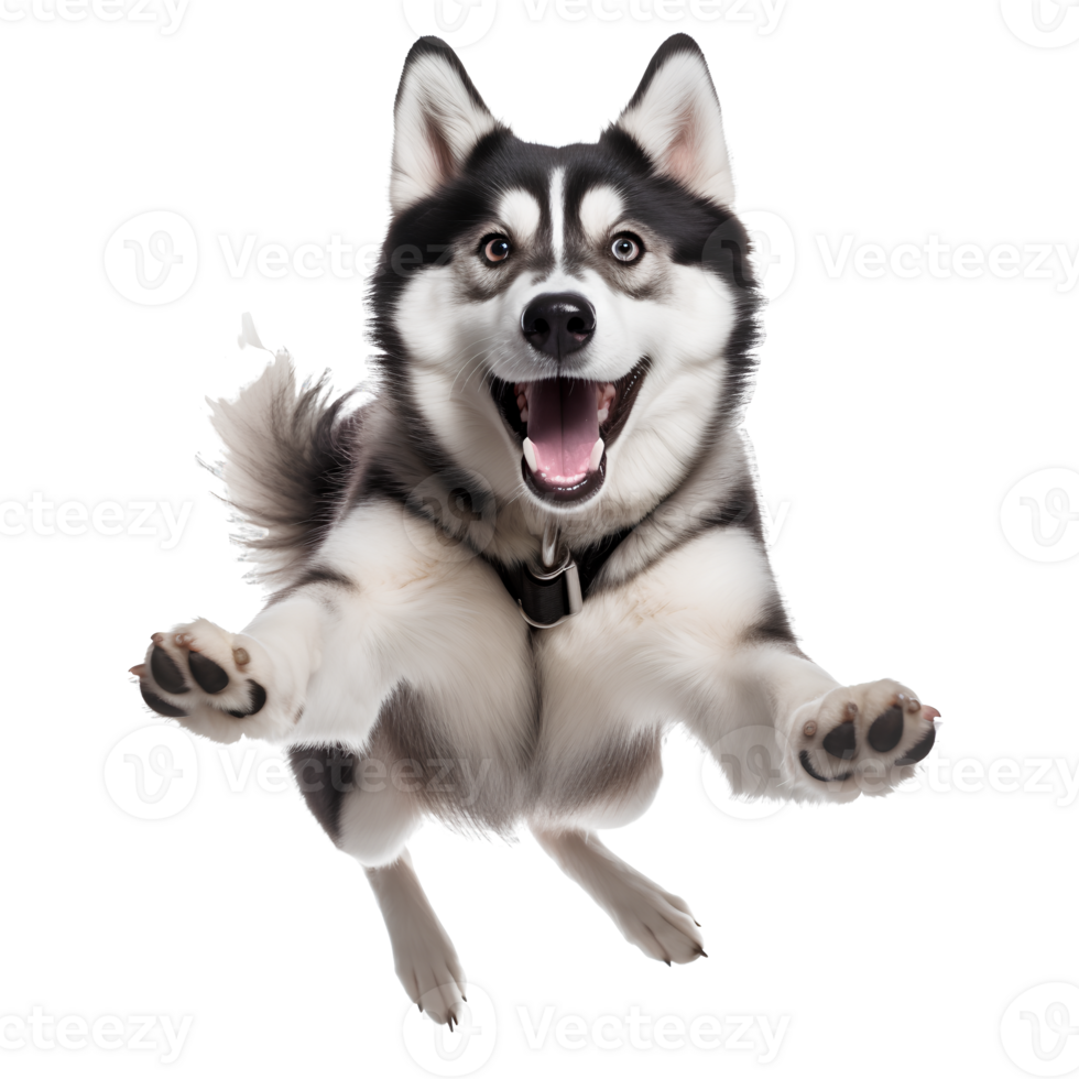 AI generated Cute and happy dog on transparent background PNG, easy to use. png