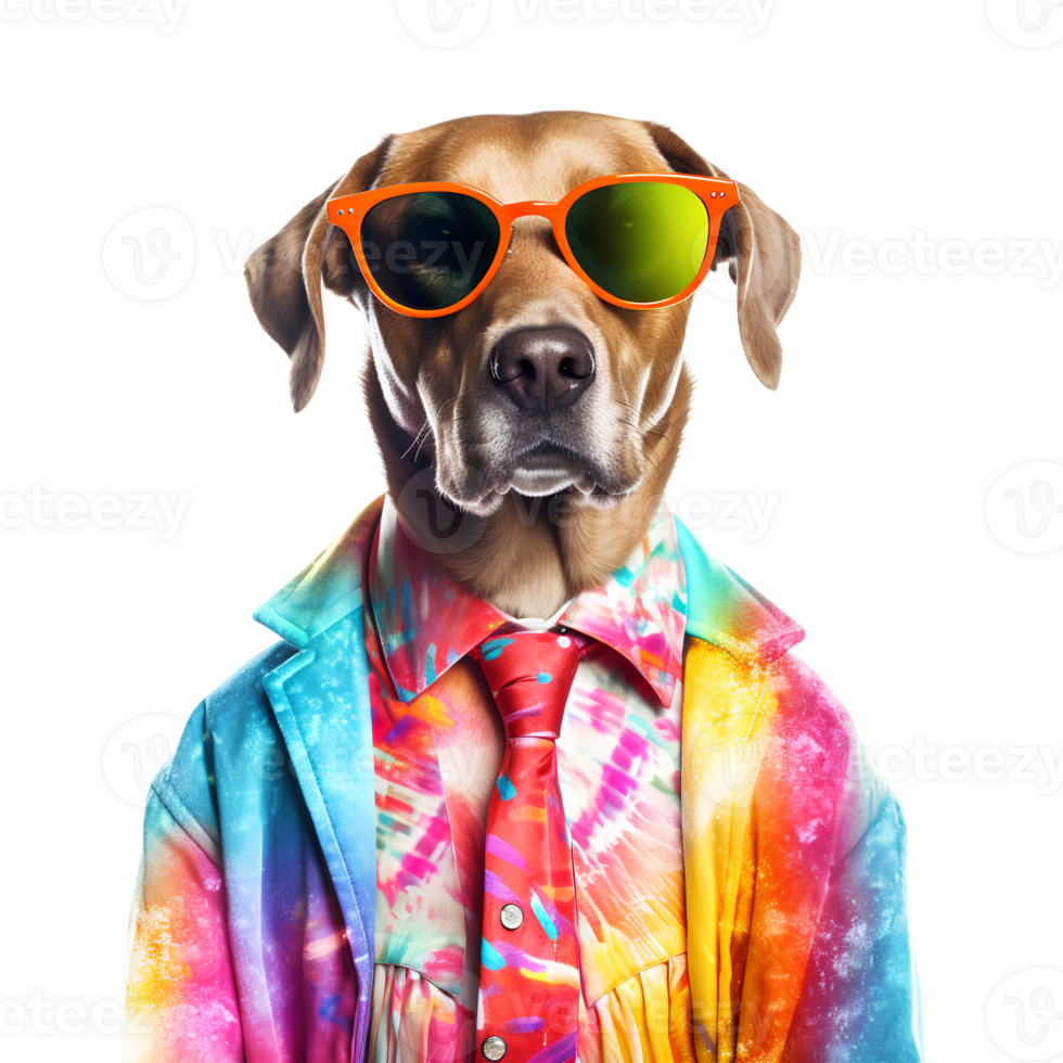 AI generated Cute and happy dog on transparent background PNG, easy to use. png