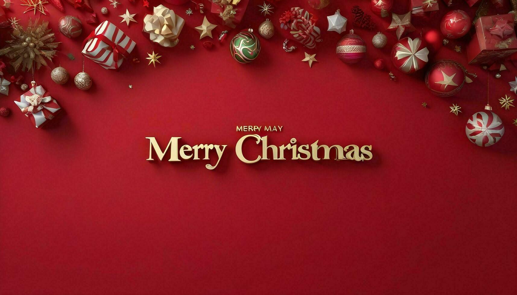 AI generated merry christmas backmerry christmas background background There is space for typing text. photo