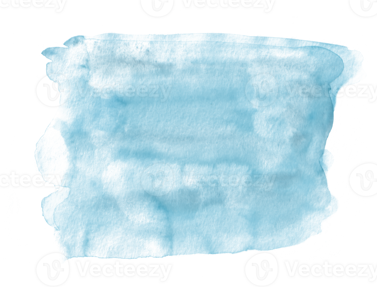 Abstract watercolor blue stain. png