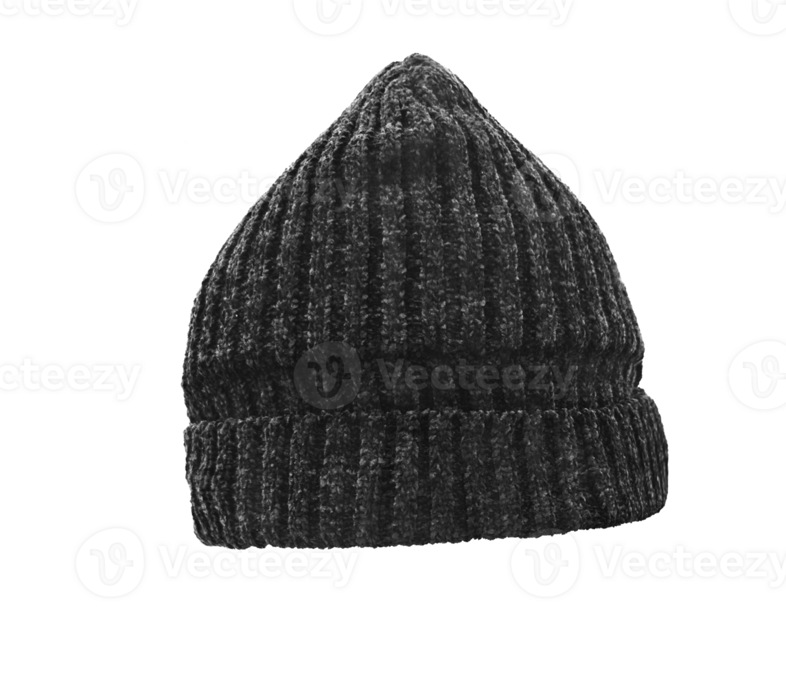 black wool hat PNG transparent