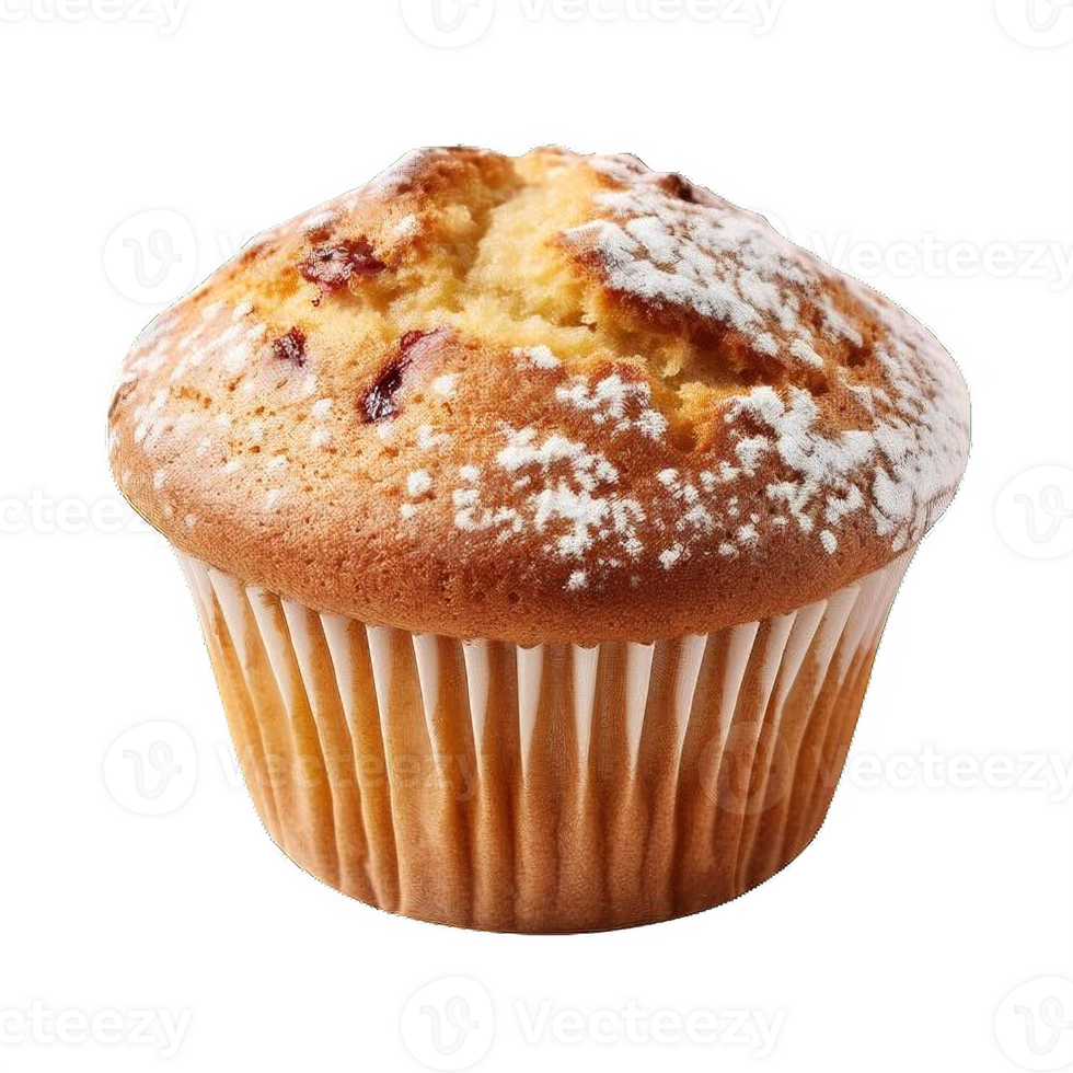 AI generated Chocolate Chip Muffin on transparent background png
