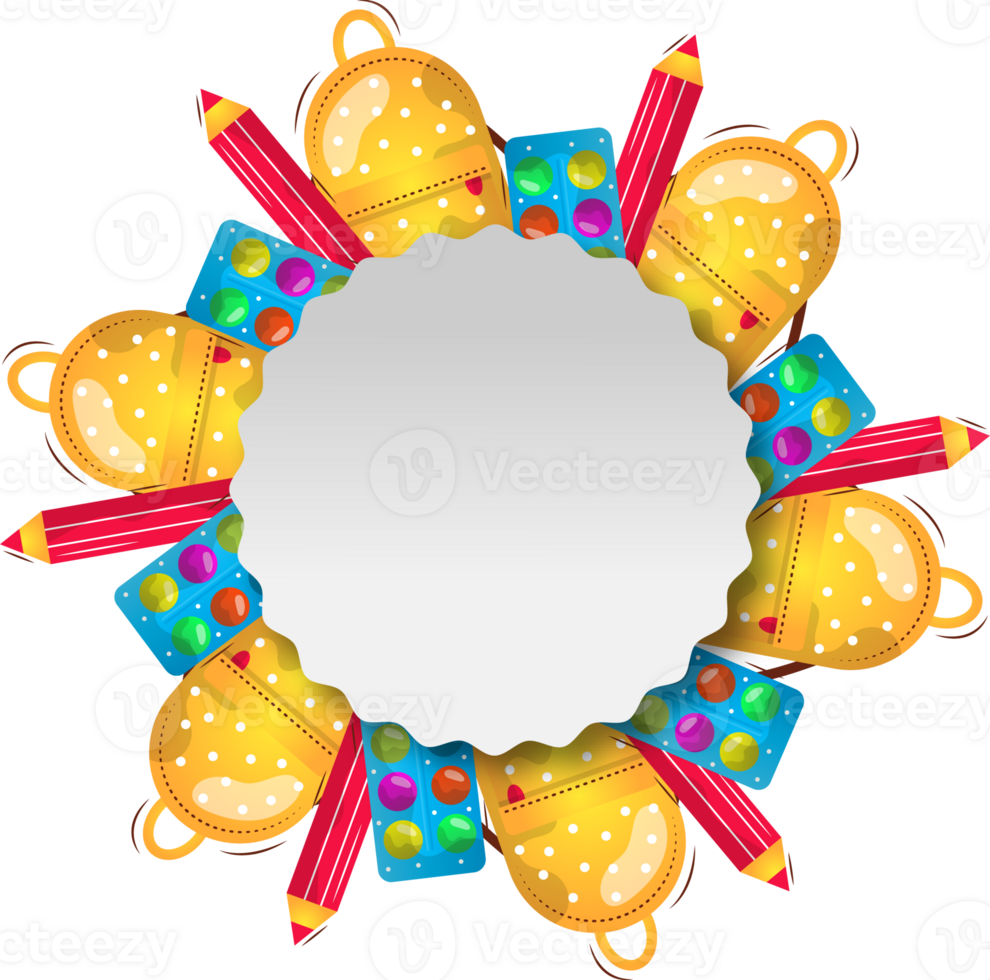 back to school illustration png