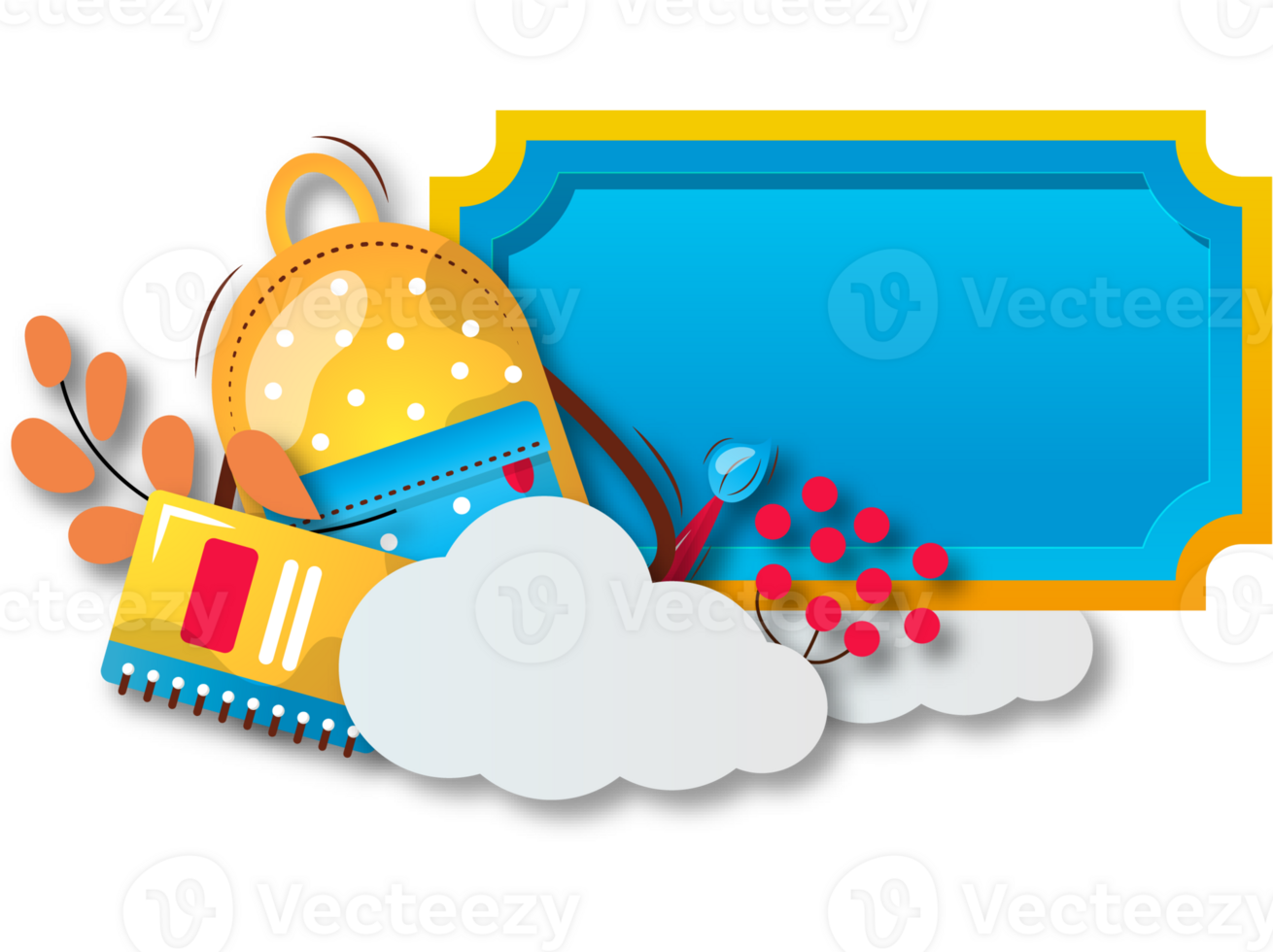 back to school illustration png