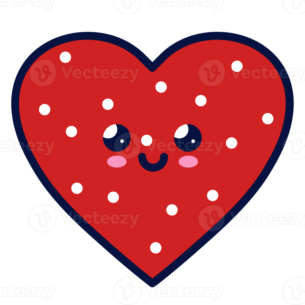 san valentino giorno illustrazione con cuore png