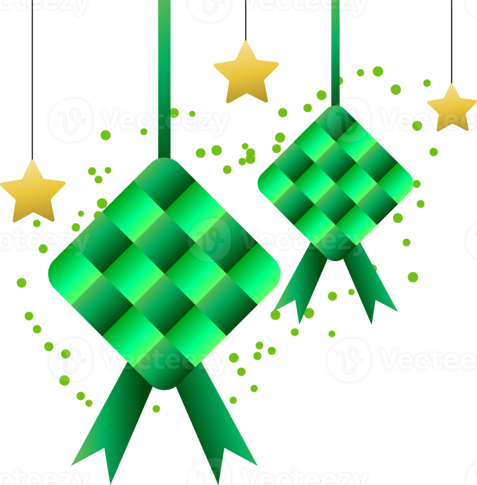 ketupat ramadan illustration png