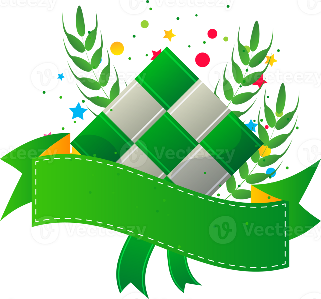 ketupat ramadan illustration png