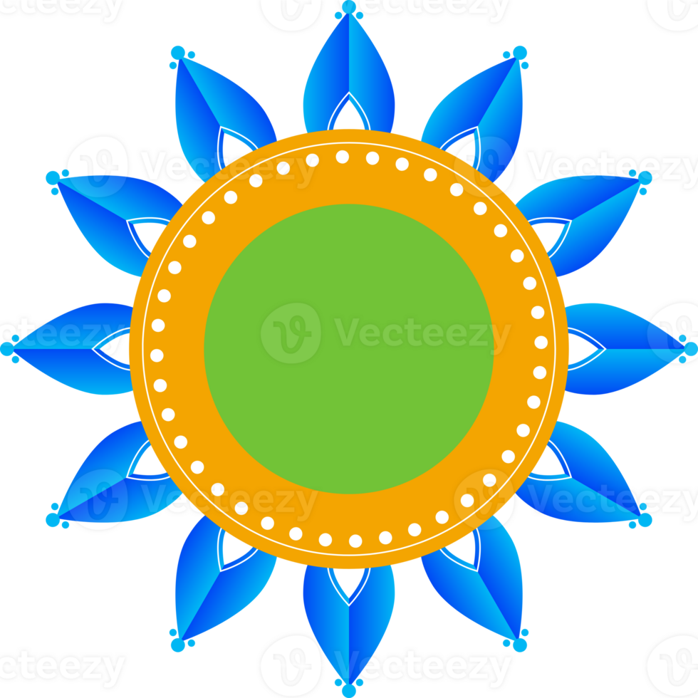 Mandala round frame png