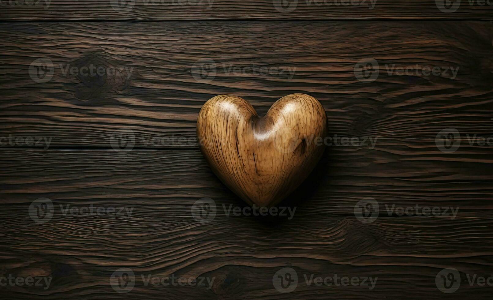 AI generated Romantic heart. Generative AI photo