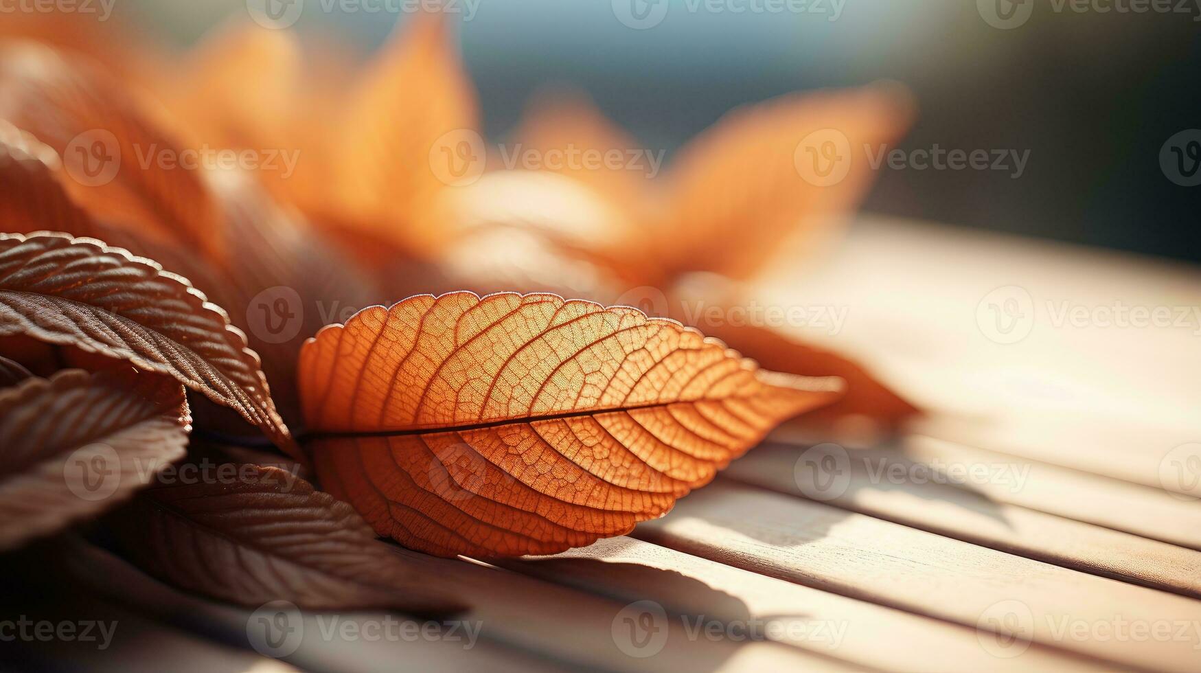 ai generado hoja, hoja textura, de cerca ángulo, macro lente foto