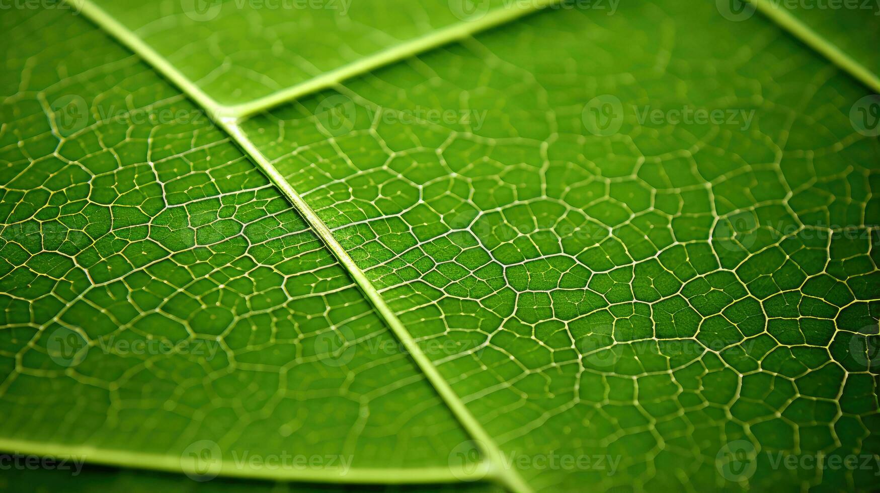 AI generated leaf, leaf texture, close-up angle, macro lens photo