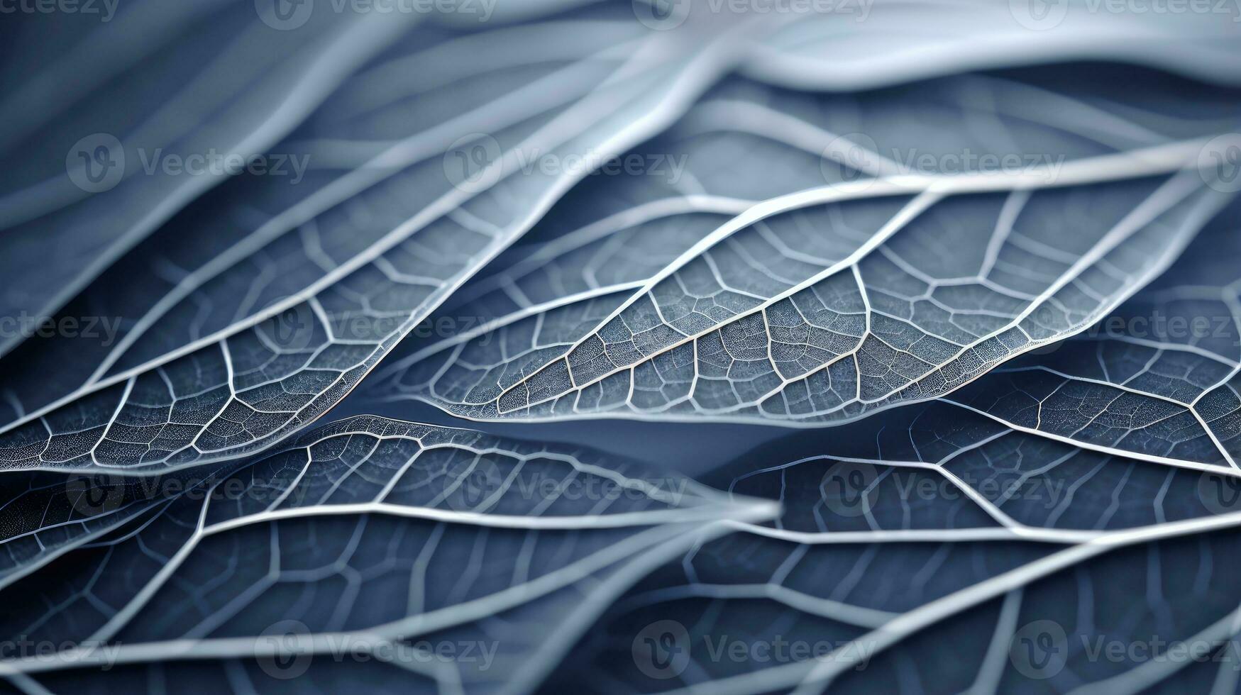 AI generated leaf, leaf texture, close-up angle, macro lens photo