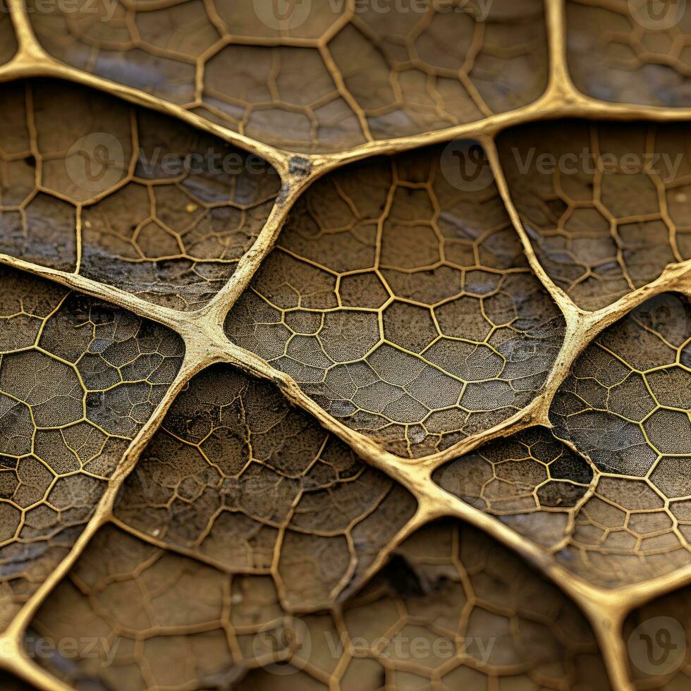 AI generated leaf, leaf texture, close-up angle, macro lens photo