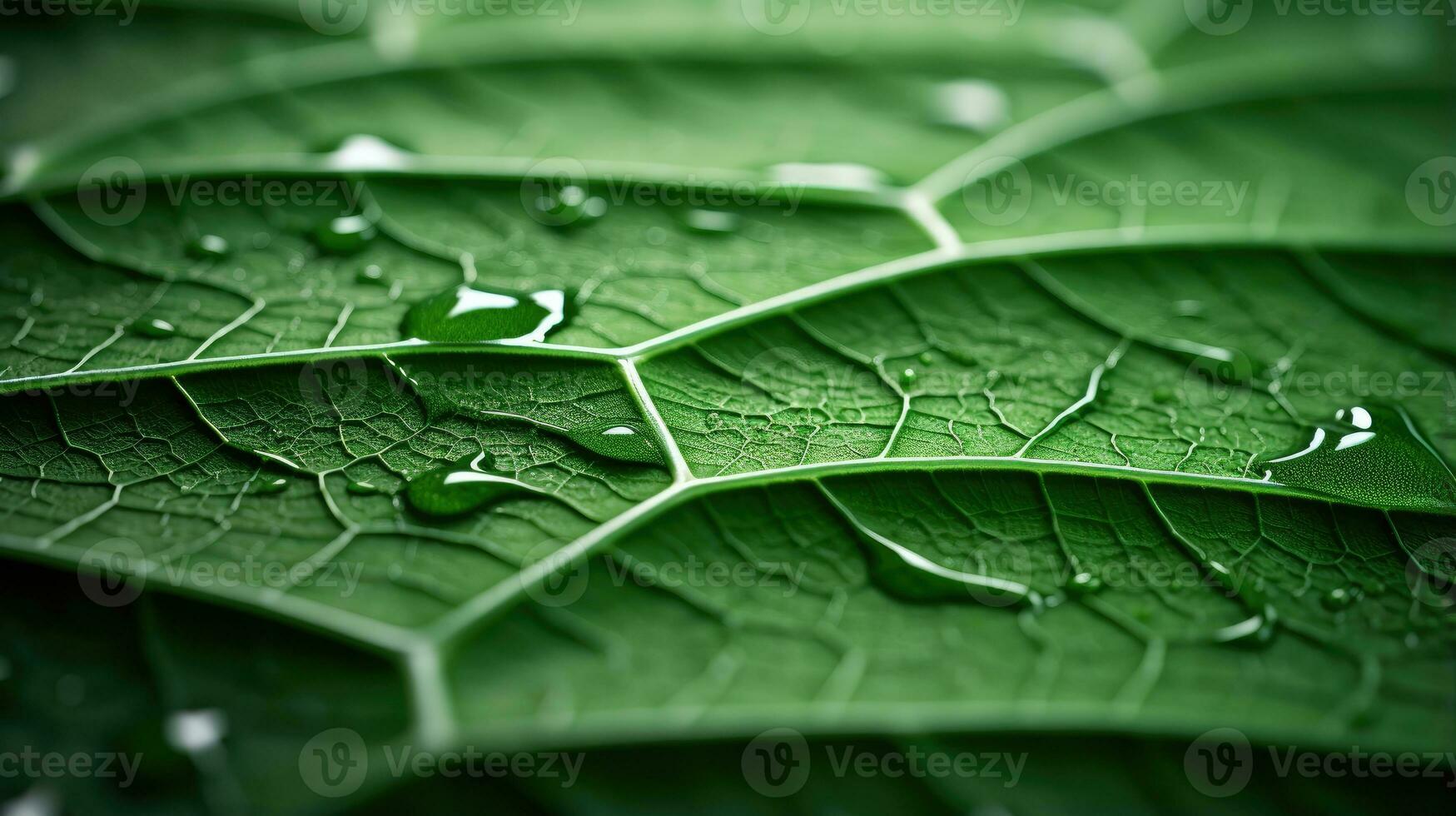 AI generated leaf, leaf texture, close-up angle, macro lens photo