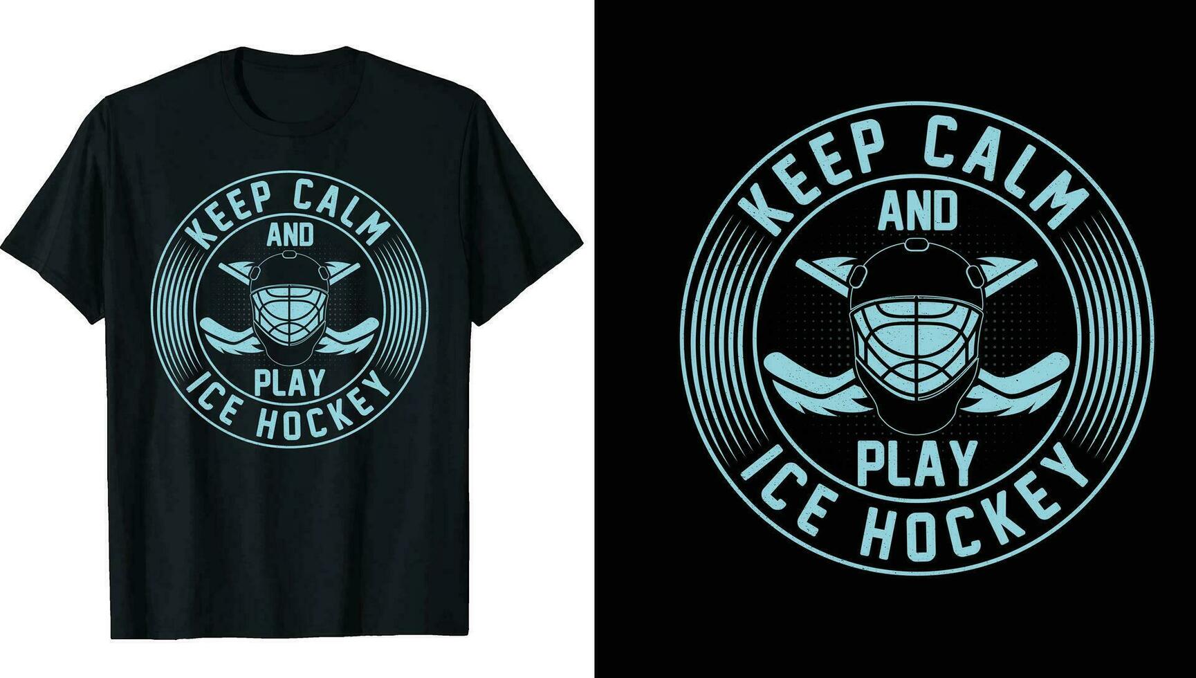 Ice hockey puck and broken stick t-shirt print vector template.Ice hockey t-shirt design Vector, Hockey, typography, vector, graphic, illustration, t-shirt design custom design mockup