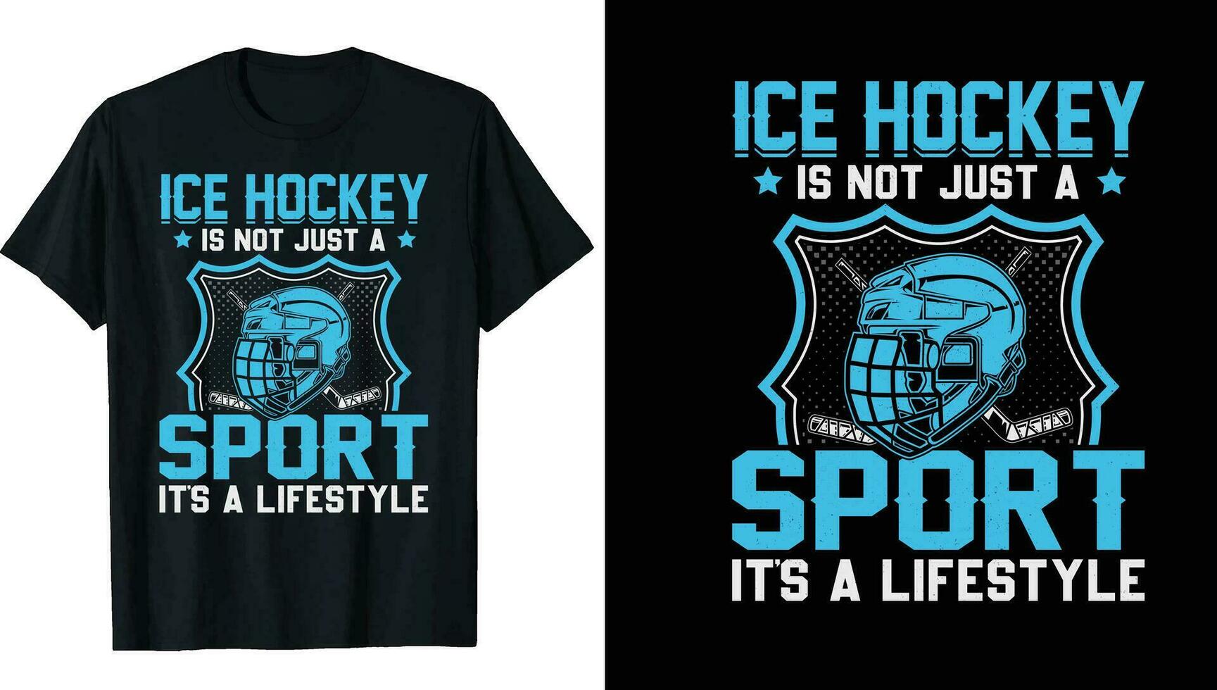 Ice hockey puck and broken stick t-shirt print vector template.Ice hockey t-shirt design Vector, Hockey, typography, vector, graphic, illustration, t-shirt design custom design mockup