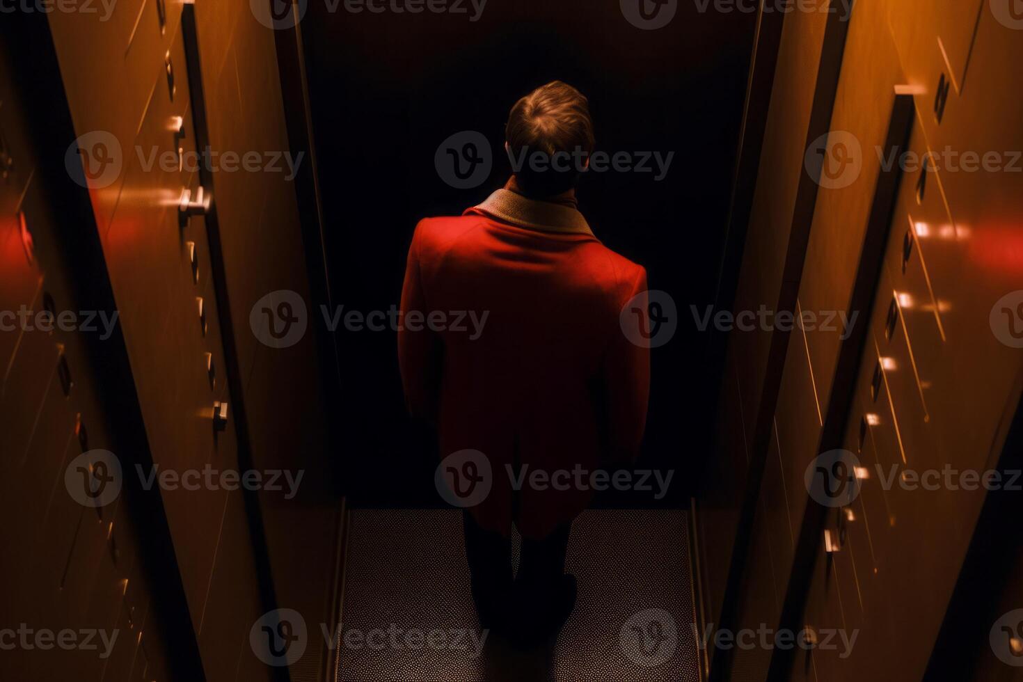 ai generado extremo aves ojo ver ascensor Caballero. generar ai foto