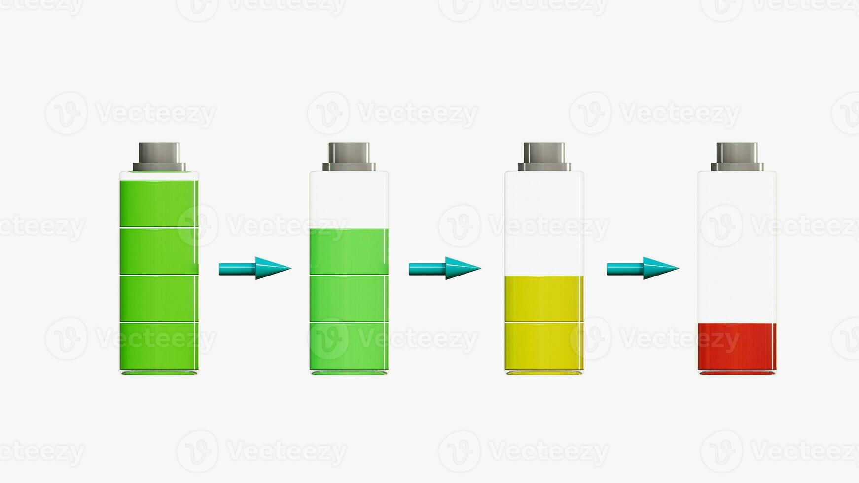 3D rendering of full to empty cycle photo
