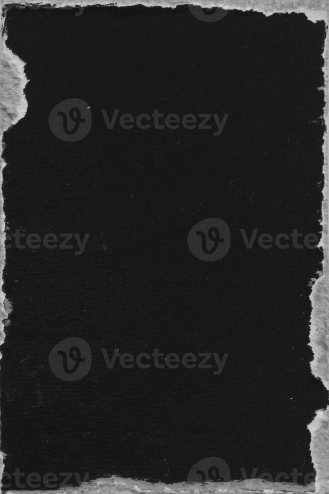 Empty old vintage black scratch torn poster overlay texture background photo