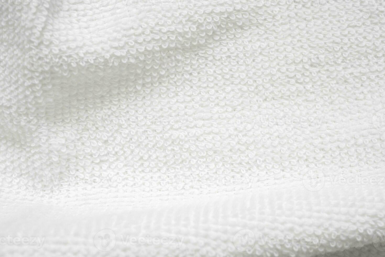 white cotton fabric towel texture abstract background photo