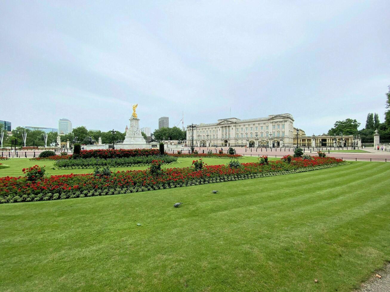 London in the UK on 10 July 2021. A view of Buckingham Palace photo