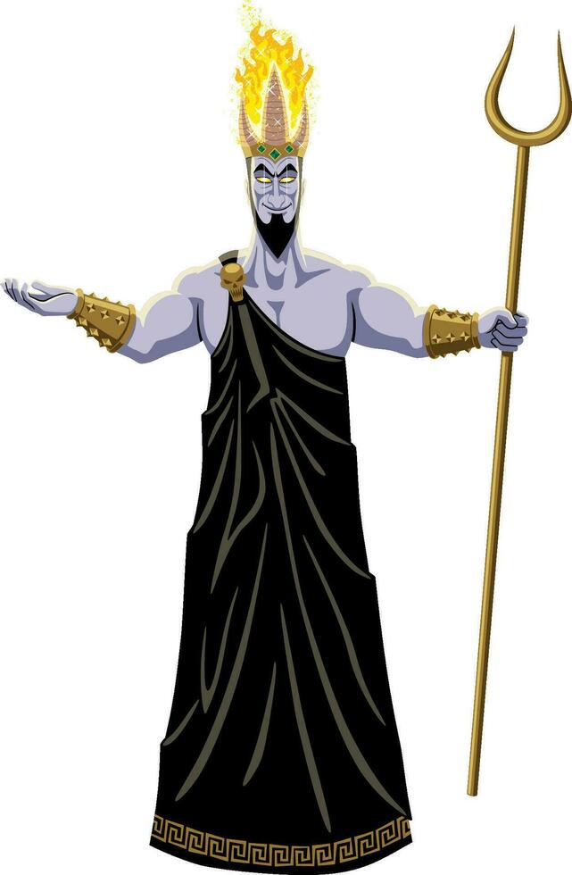 Hades on White vector