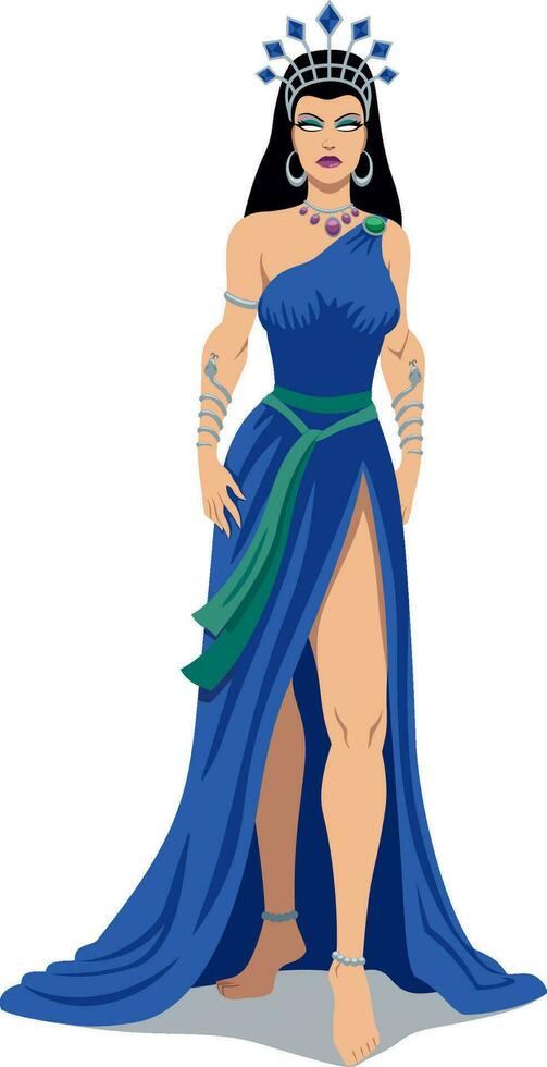 Hera on White vector