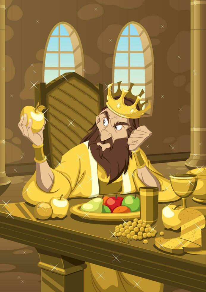 King Midas Touch vector
