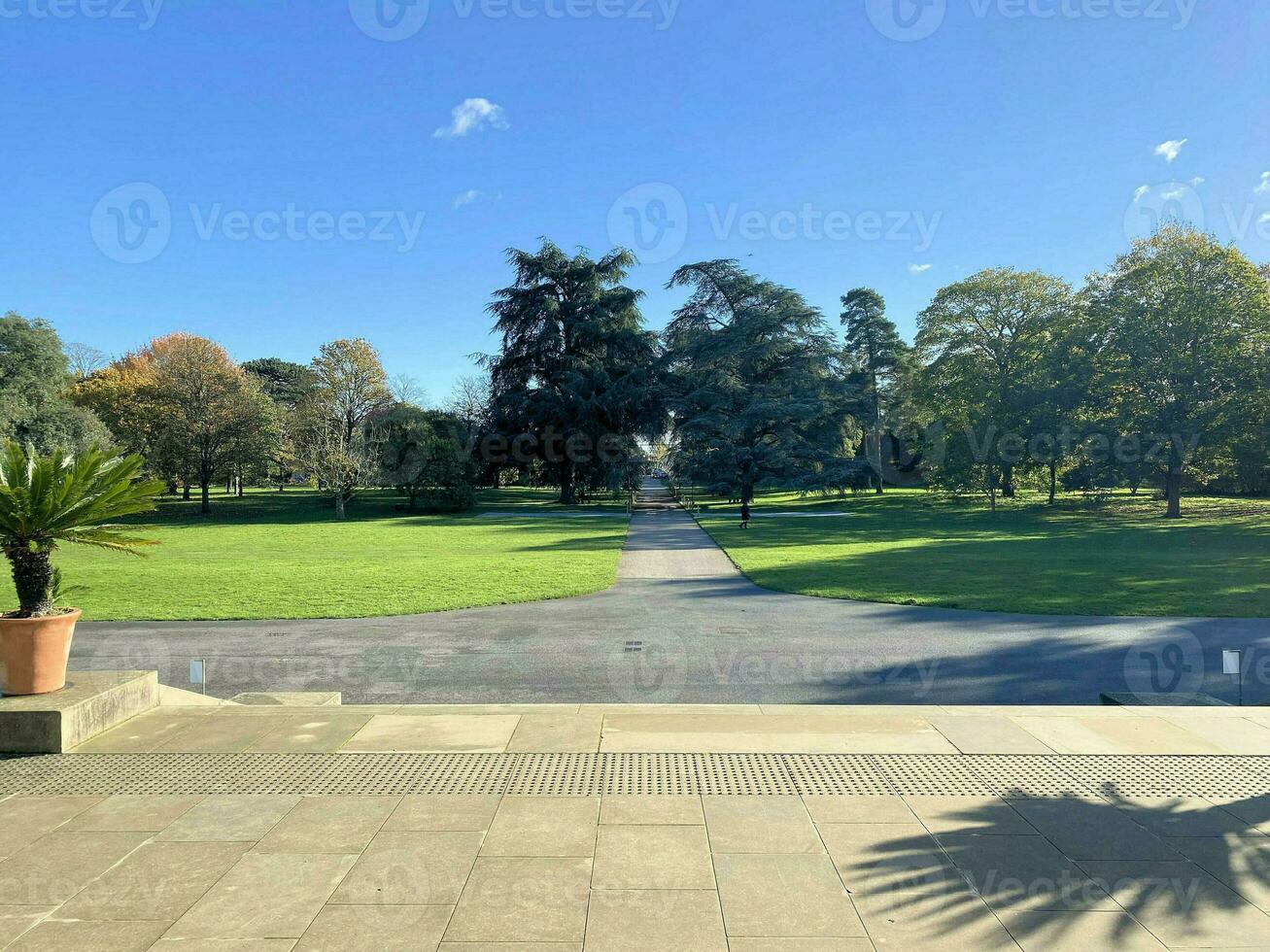 un ver de un parque en Londres demostración el otoño colores foto