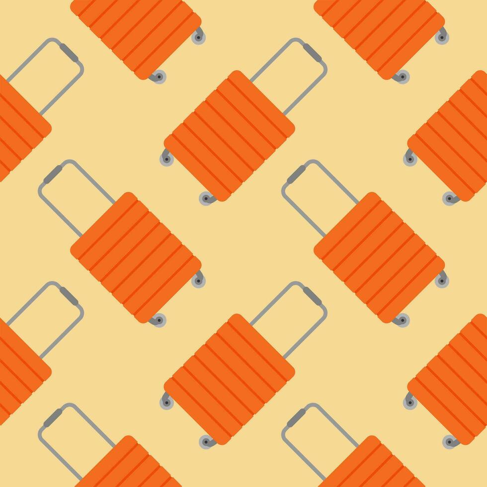 suitcase seamless pattern vector illustration. Suitable for backgrounds, wallpapers, fabrics, textiles, wrapping papers, printed materials, and many more.