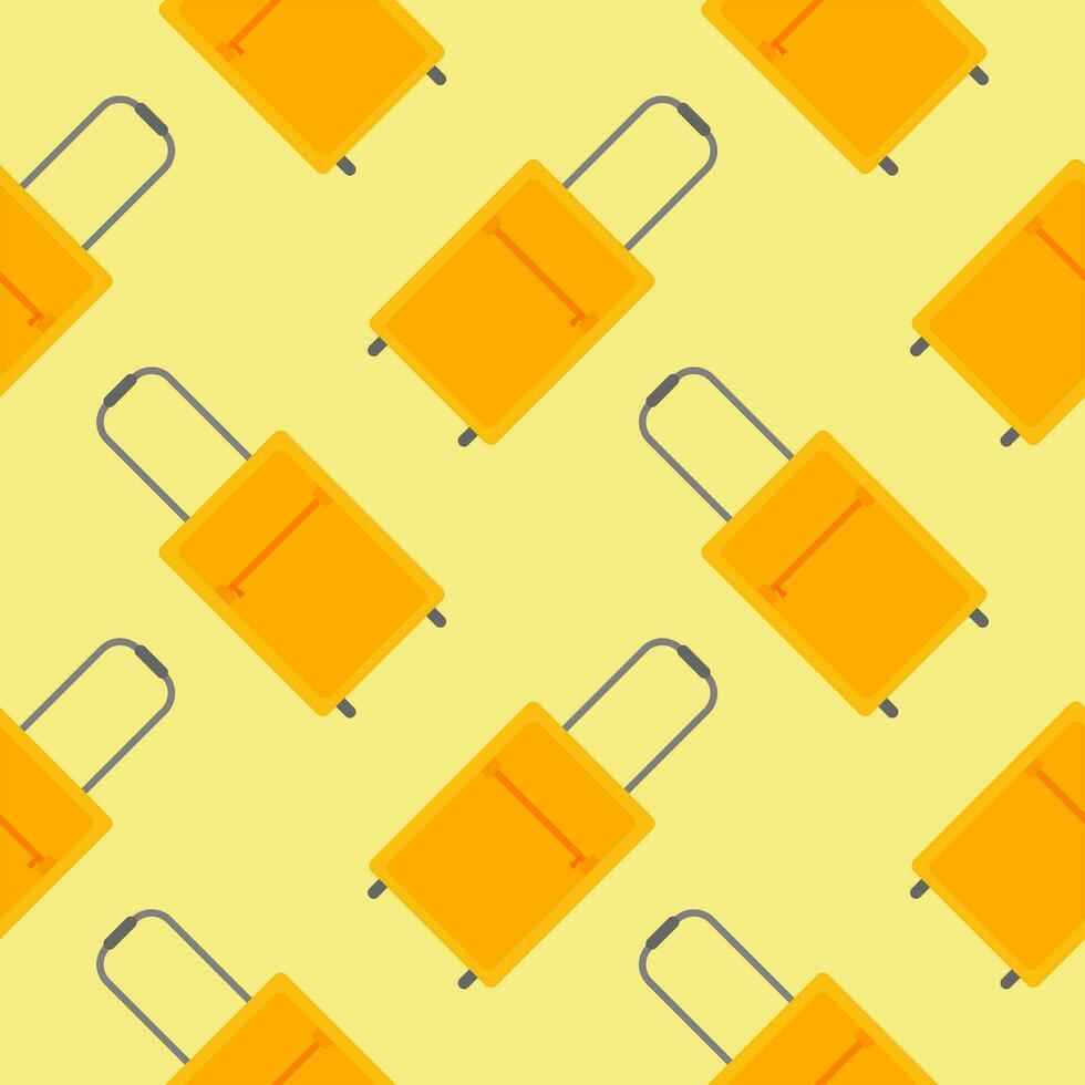 suitcase seamless pattern vector illustration. Suitable for backgrounds, wallpapers, fabrics, textiles, wrapping papers, printed materials, and many more.