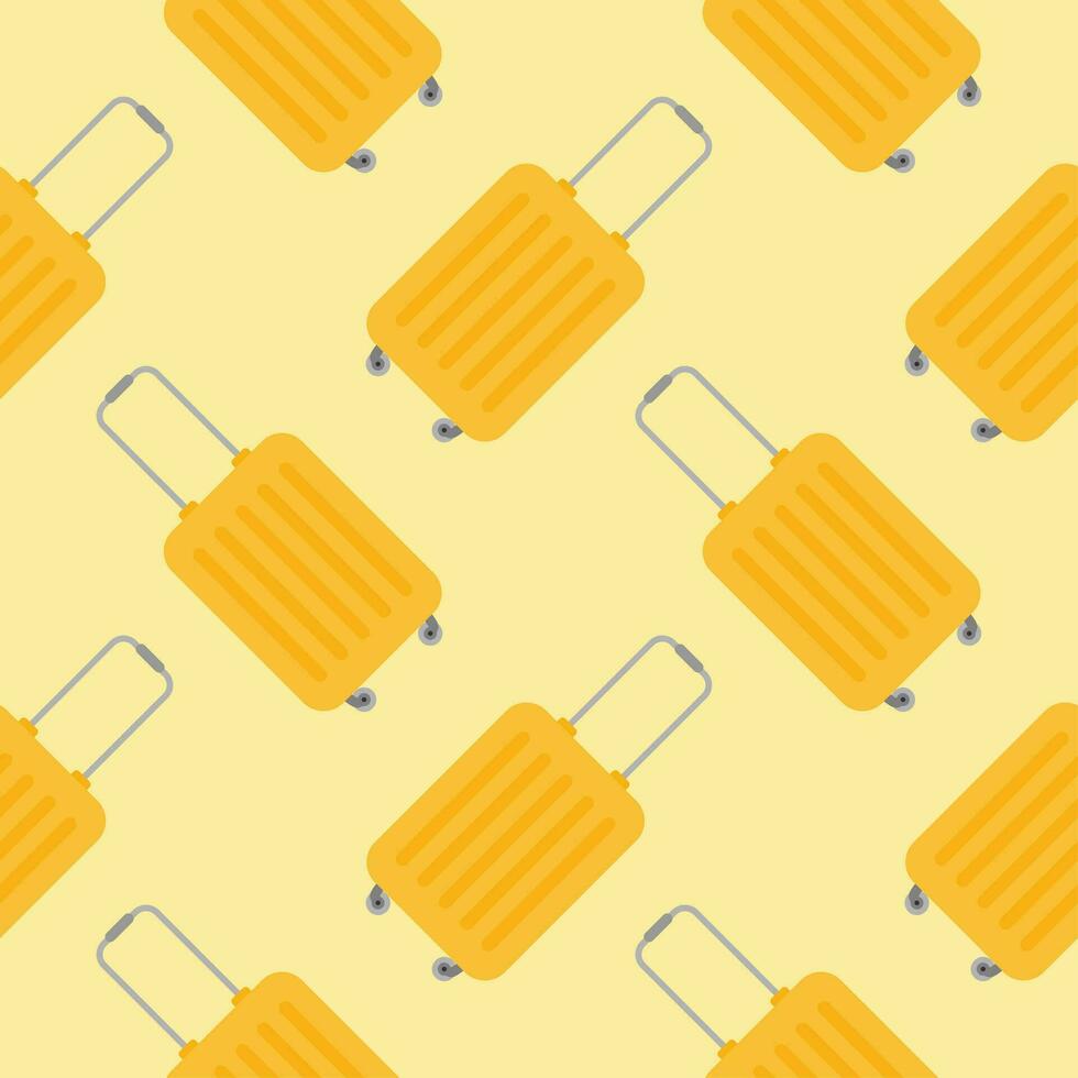 suitcase seamless pattern vector illustration. Suitable for backgrounds, wallpapers, fabrics, textiles, wrapping papers, printed materials, and many more.