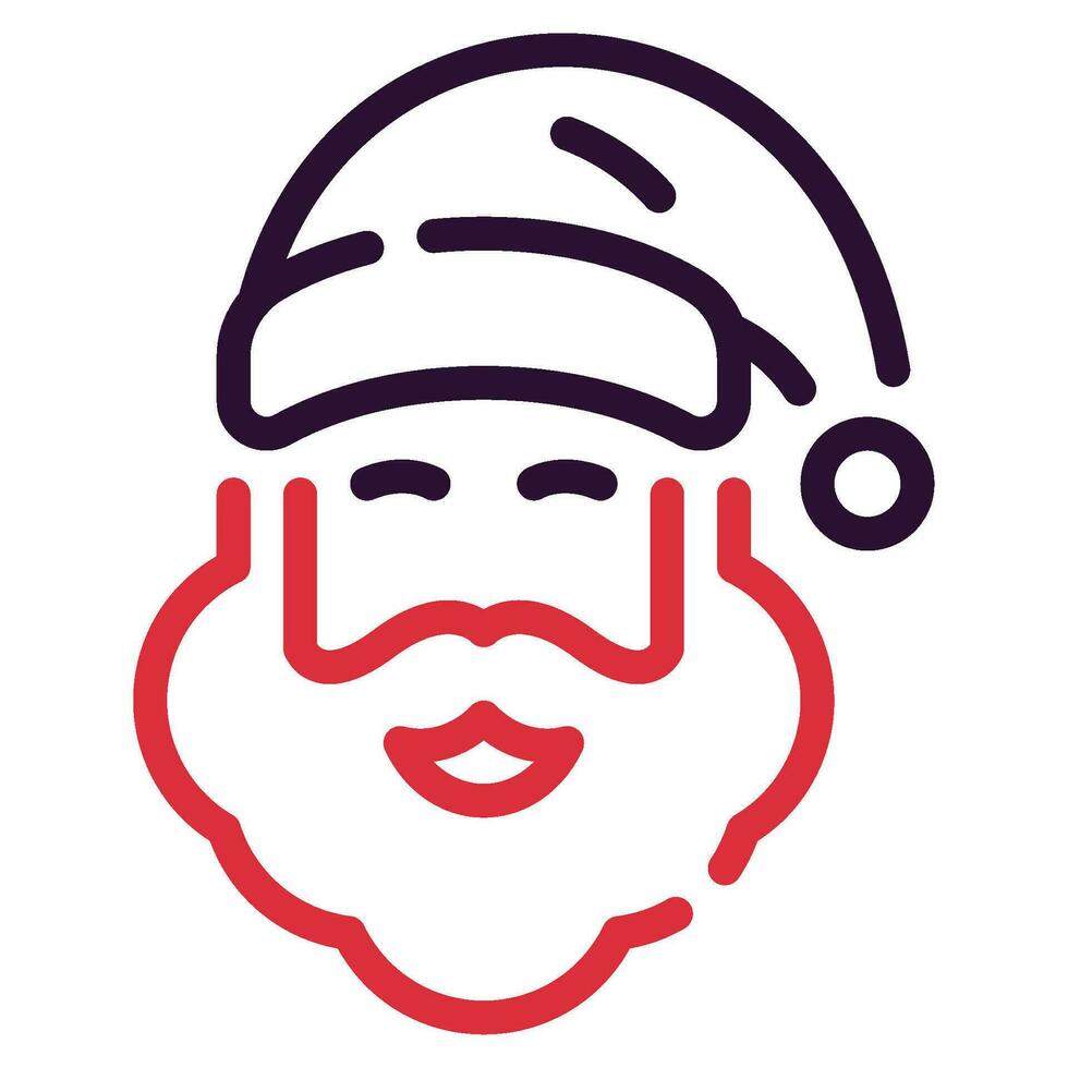 Santa Claus Illustration Icons for web, app, infographic, etc vector