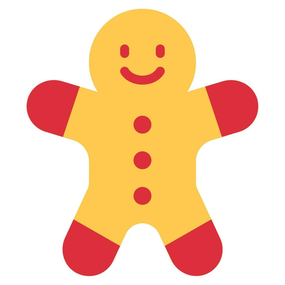 Gingerbread Man Illustration Icons for web, app, infographic, etc vector