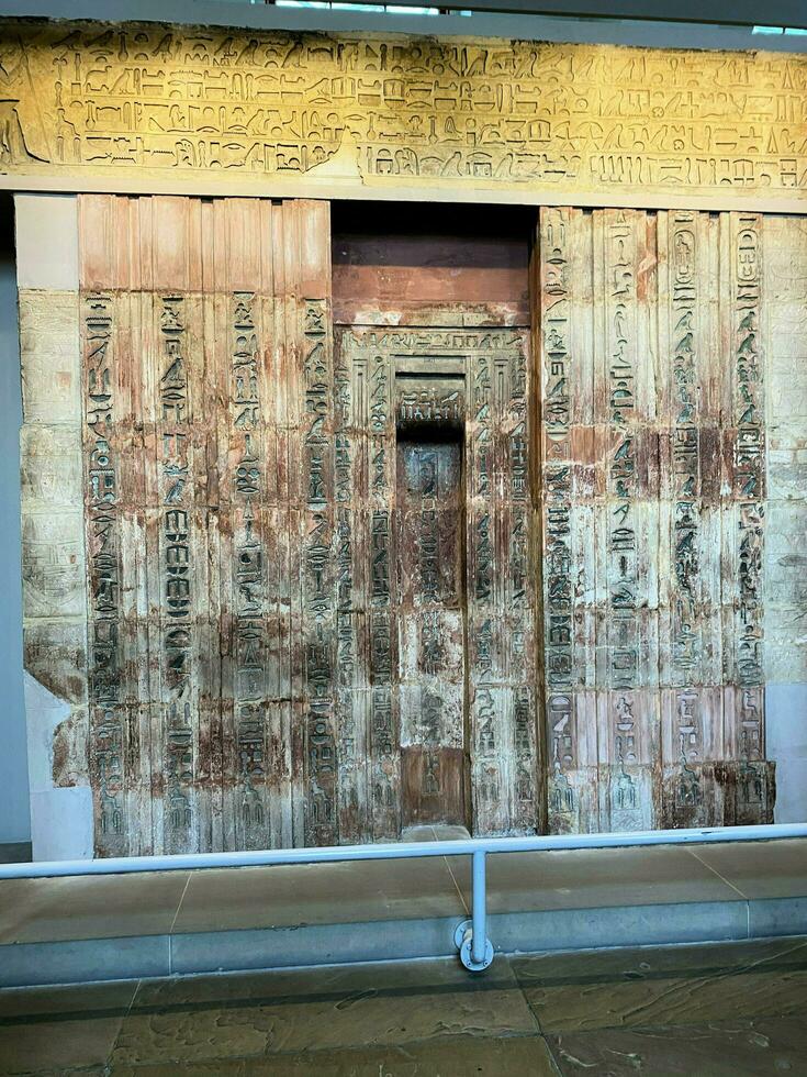 London in the UK on 18 August 2023. A view of an exhibit in the British Museum photo