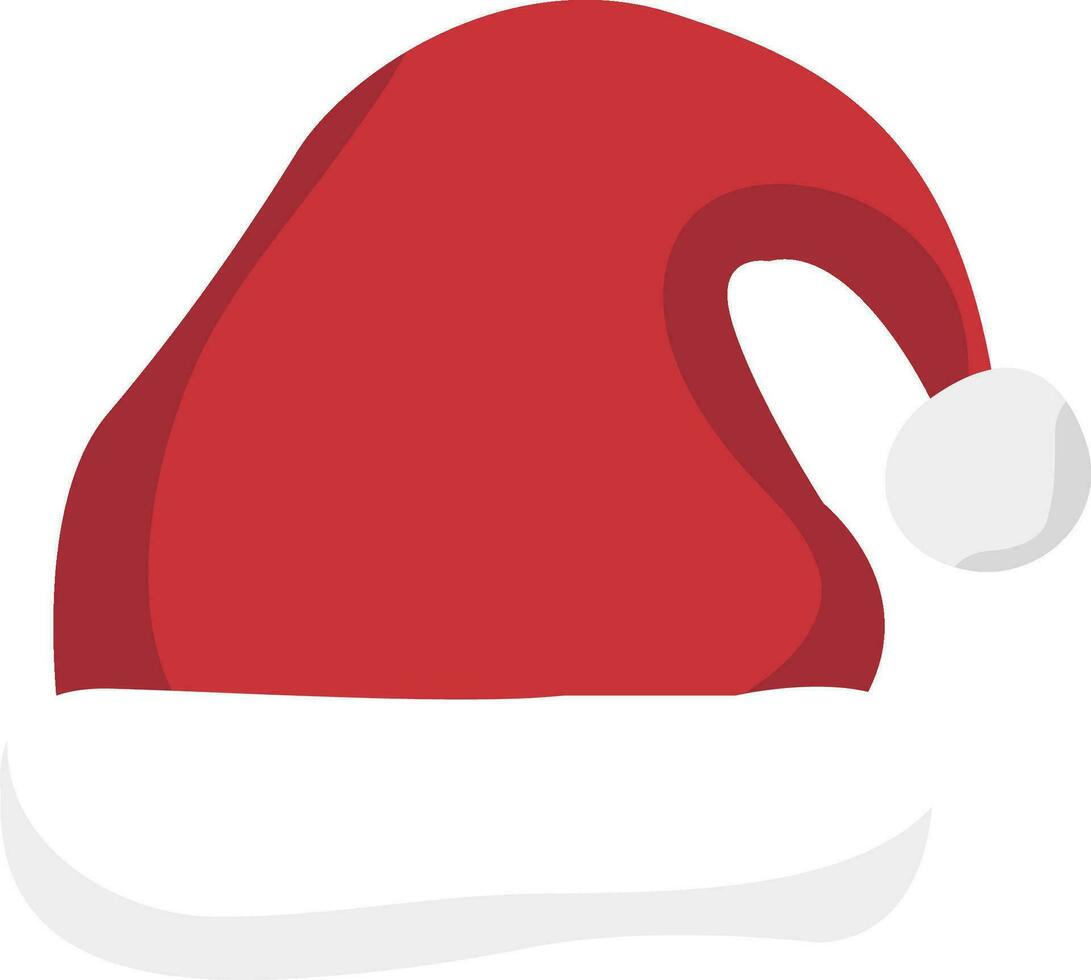 vector santa claus hat illustration