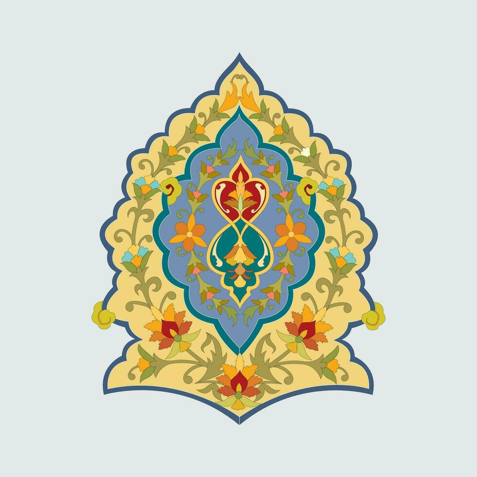 Arabic and Islamic ornaments for wall and home decoration vector