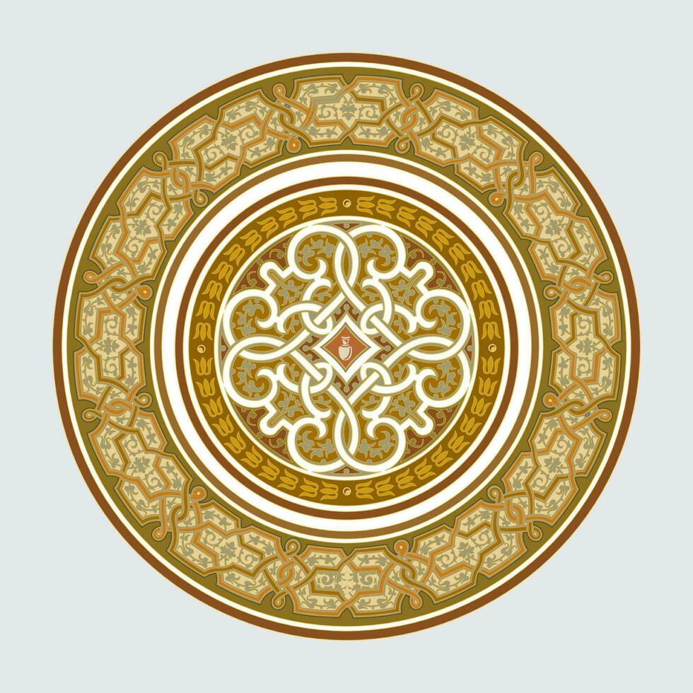 Arabic and Islamic ornaments for wall and home decoration vector