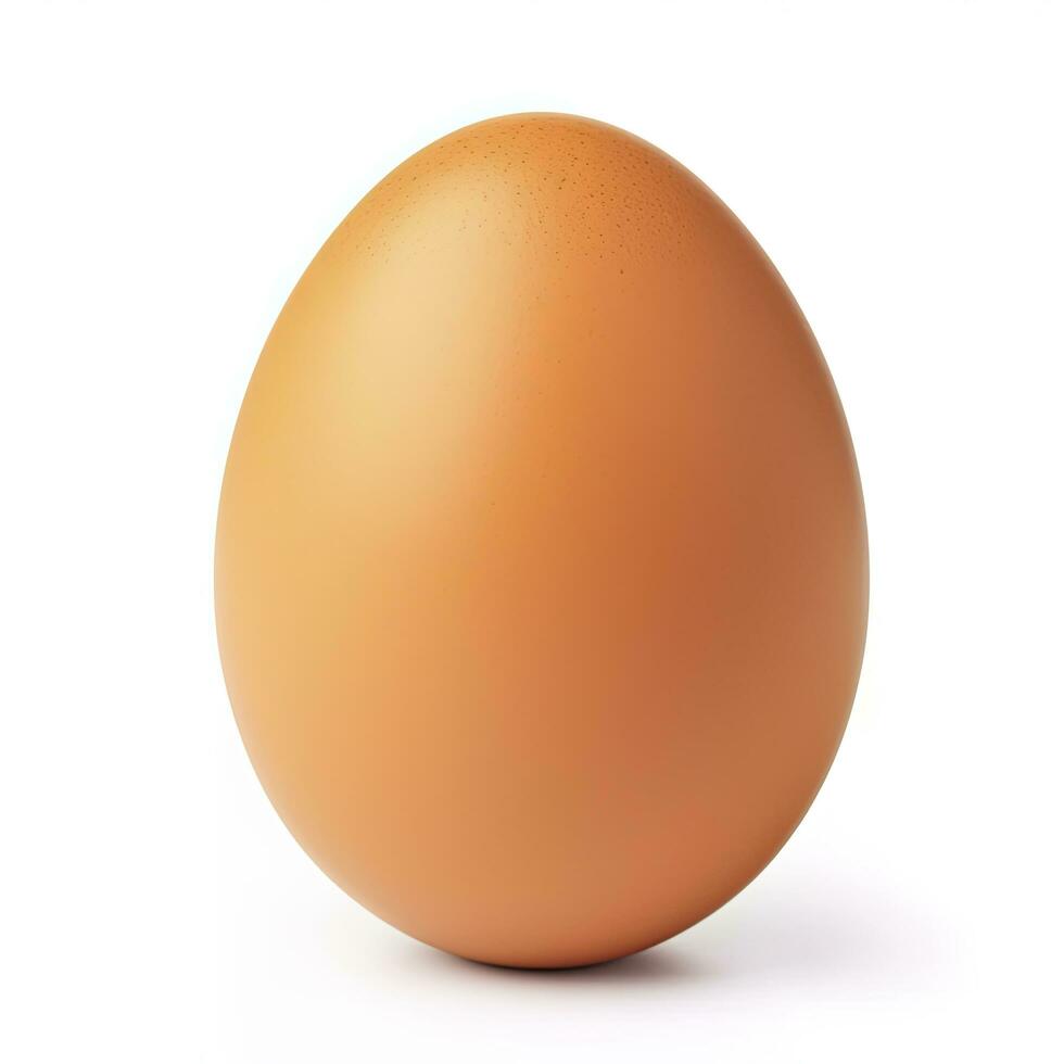 AI generated Egg isolated on white background. AI Generated photo