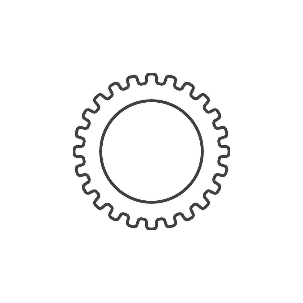 Gear vector icon illustration design