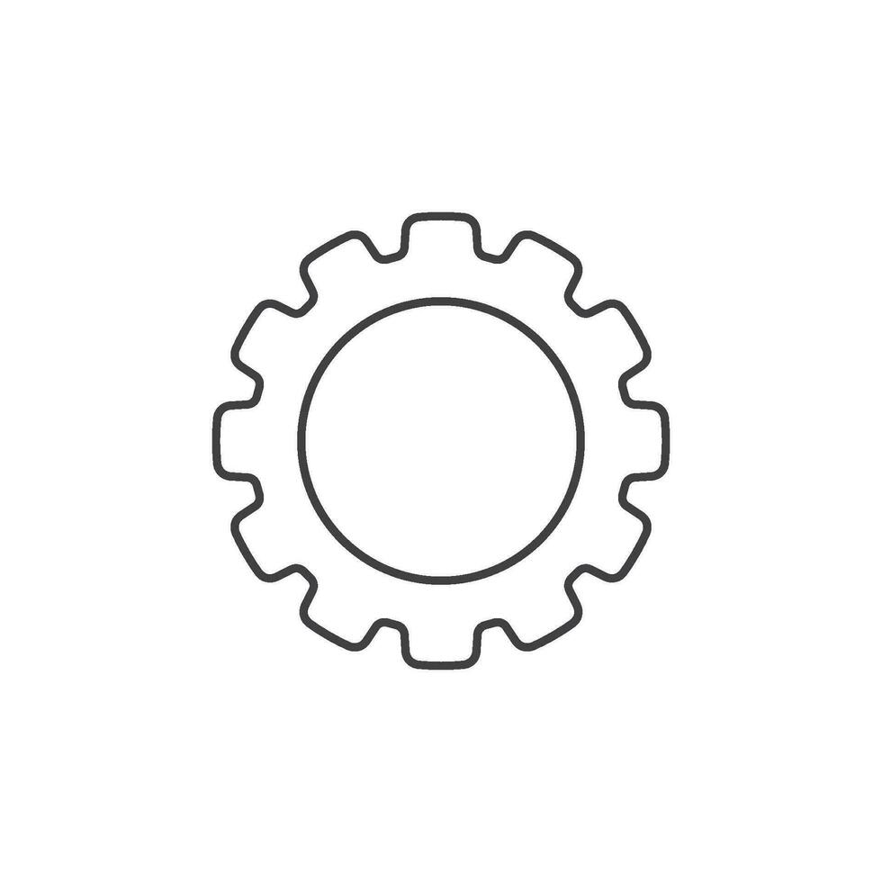 Gear vector icon illustration design