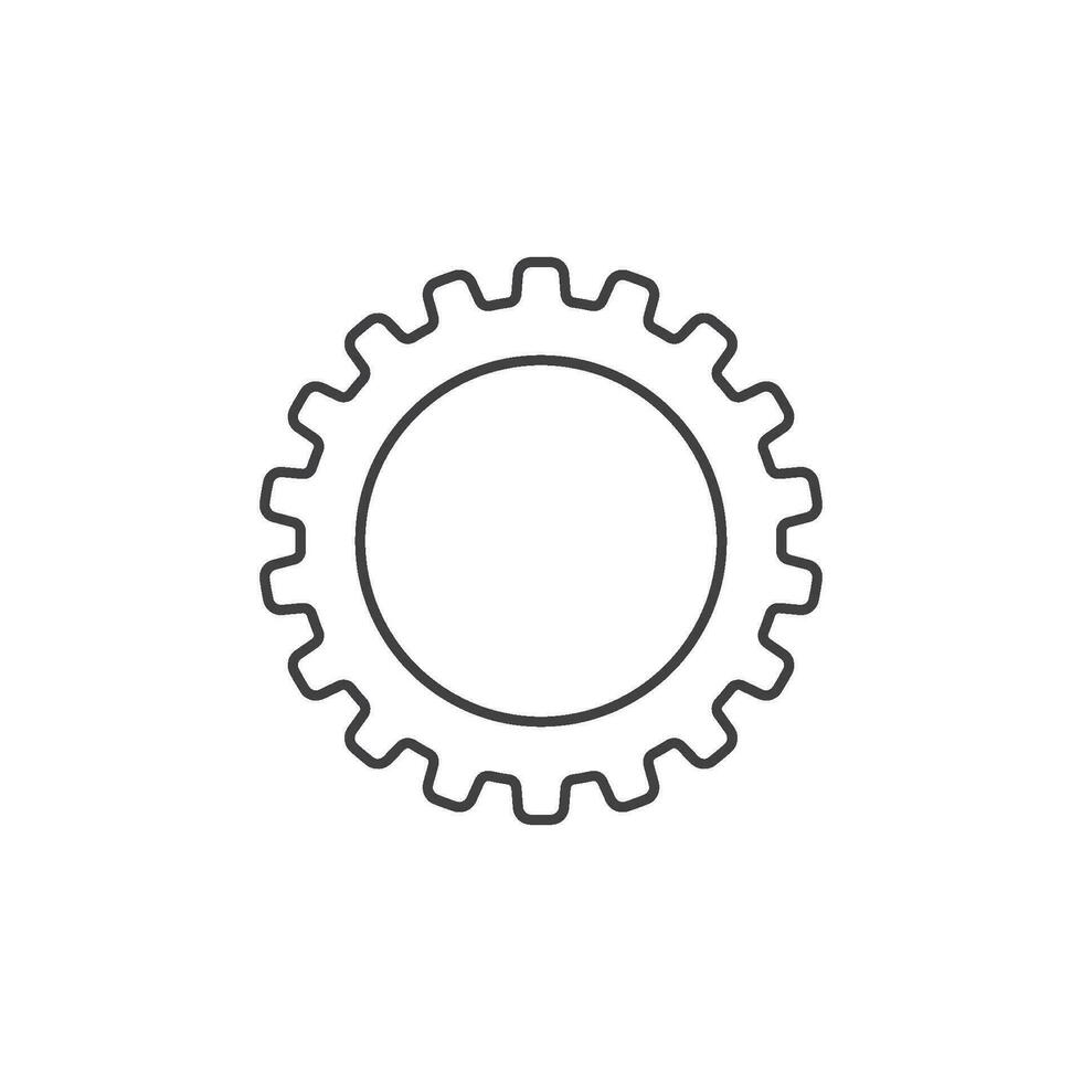 Gear vector icon illustration design