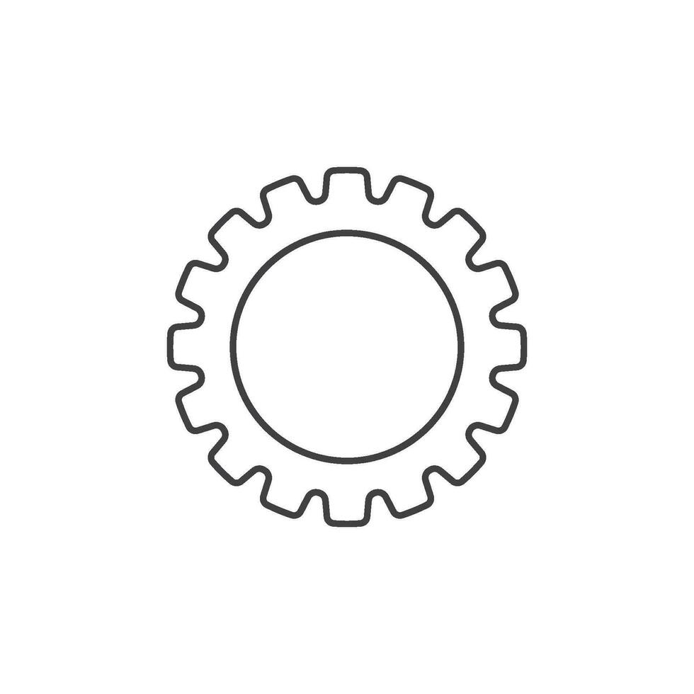 Gear vector icon illustration design