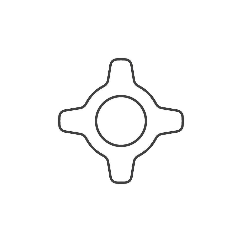 Gear vector icon illustration design