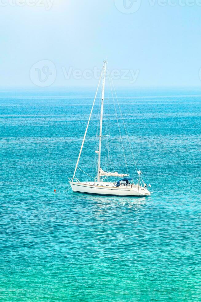 Sailboat in the sea photo