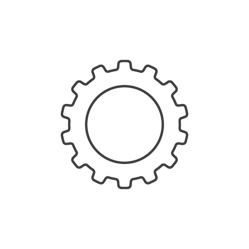 Gear vector icon illustration design