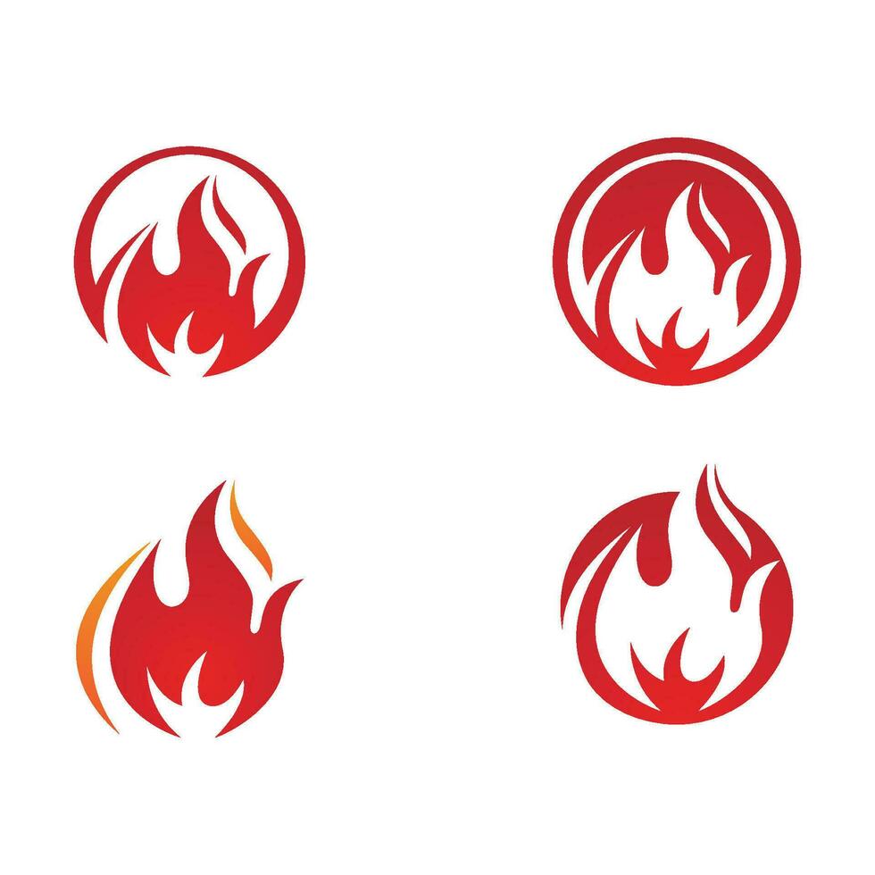Fire flame vector illustration design