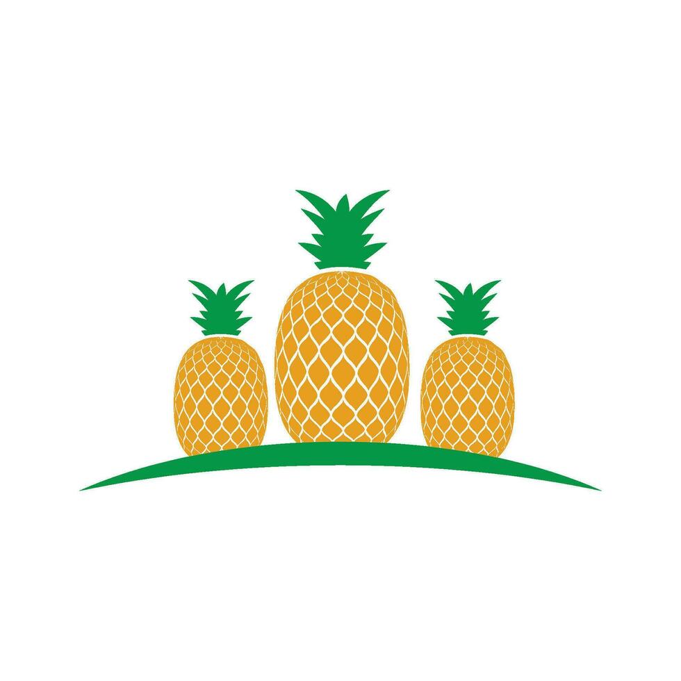 pineapple vector icon illustration design