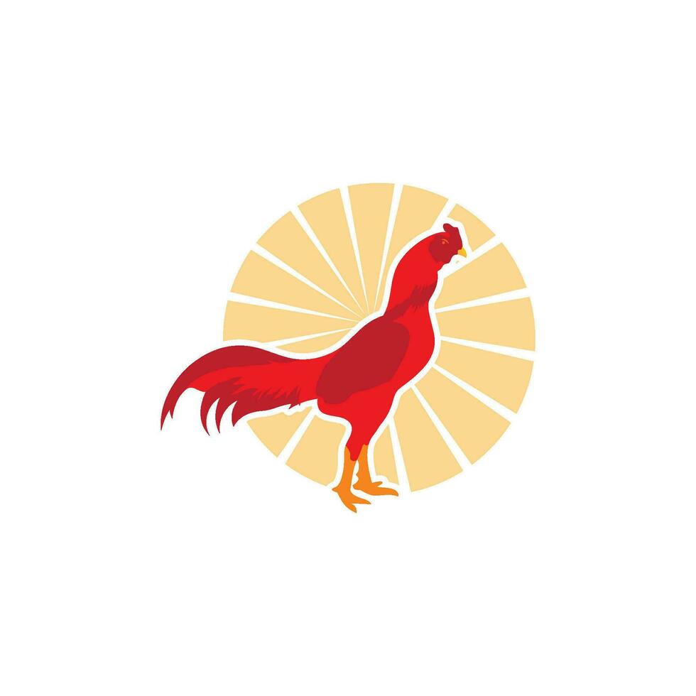 gallo vector icono ilustración diseño