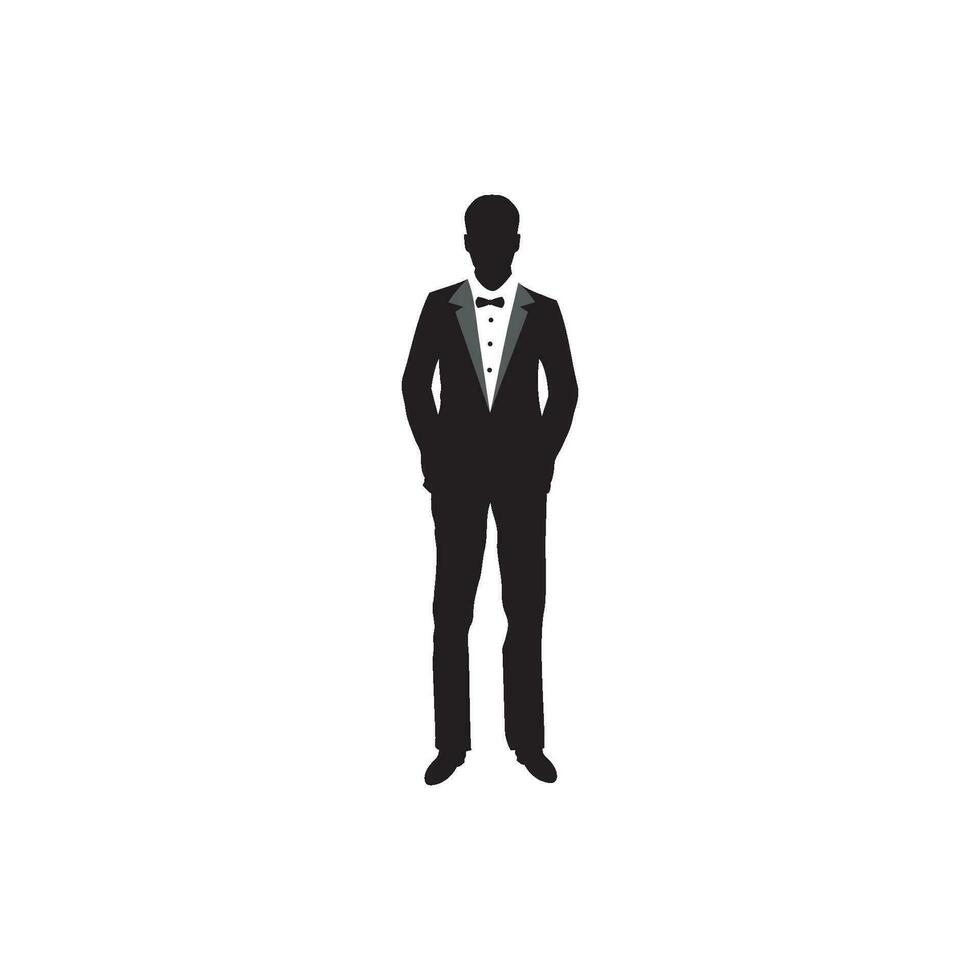 Businessman silhouette icon vector illustration design